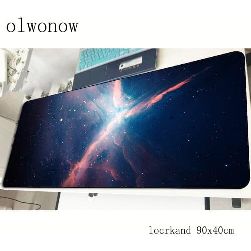 Nebula pad mouse computer gamer HD print mouse pad 900x400x3mm padmouse Halloween Gift mousepad gadget office desk mats