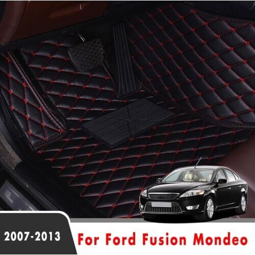 Carpets For Ford Fusion Mondeo 2013 2012 2011 2010 2009 2008 2007 Car Floor Mats Leather Custom Interior Styling Rugs Protector