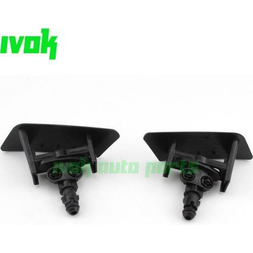 Left & Right Headlight Cleaning Washer Nozzle cover For Peugeot 207 307 607 Citroen C4