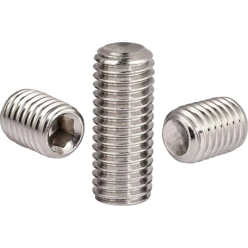 M8 M10 M12 M14 M16 304 Stainless Steel Hex Hexagon Socket Allen Cup Point Grub Screw Set Bolt