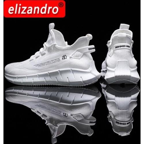 2021 New Fashion Four Seasons Available Mens Leisure Running Shoes Super Light Breathable Male Sneakers