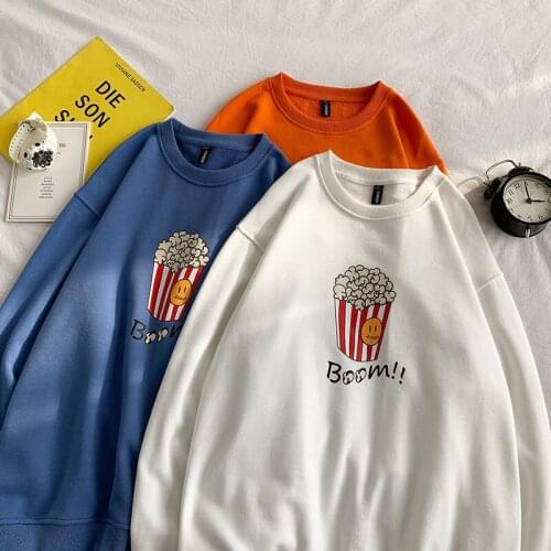 Men 2020 Colorful Spring Hoodies Unisex Fashion Pullover O-Neck Sweatshirt Male Fashions Print Clothes Oversized