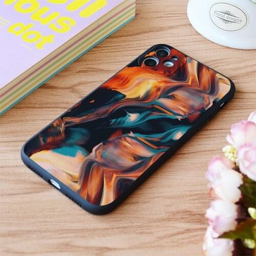 For iPhone Abstract Art For You Print Soft Matt Apple iPhone Case 6 7 8 11 12 Plus Pro X XR XS MAX SE