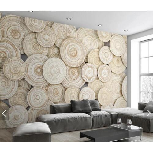 Bacal Custom Wallpaper Murals Large Wall Painting Retro Nostalgic White Wood Panels Wood Grain Wall Mural De Parede 3D Paper