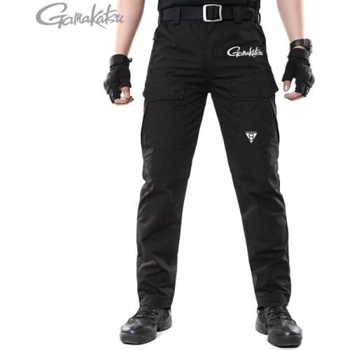 2021 New Gamakatsu Fishing Pants for Men Fishing Clothes for Fishing Tactical Clothing Mens Outdoor Sports Trousers Multi-Pocket