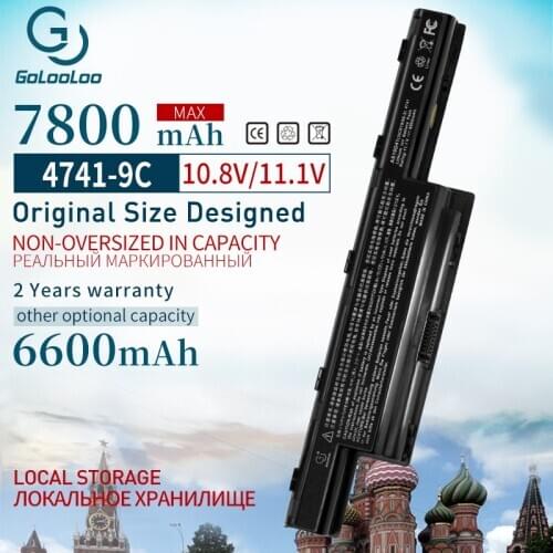 Golooloo 9 Cells laptop Battery for Acer Aspire AS10D75 571G AS10D71 AS10D31 5551 4741 5552G 5551G 5560G 5733Z 5741 5741G 7551