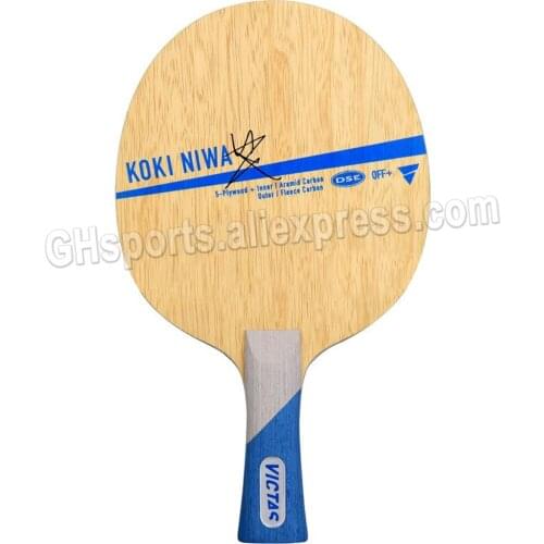 VICTAS KOKI NIWA Table Tennis Blade (OFF+, 5+2+2 Carbon) Racket Original VICTAS Carbon Ping Pong Bat Paddle