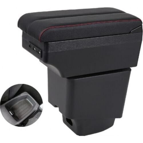 For Renault Captur II armrest box central content box interior Armrests Storage car-styling accessories part with USB