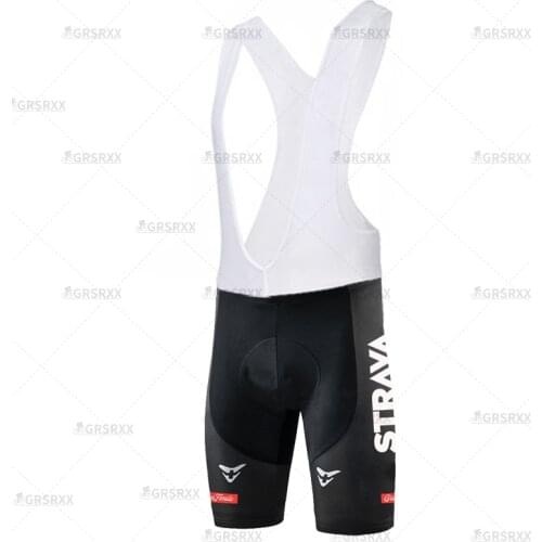 STRAVA Breathable Summer Men Cycling Bib Shorts Mountain Quick Dry Cycling Shorts Shockproof Tights Cycling Bicycle Sweatpants