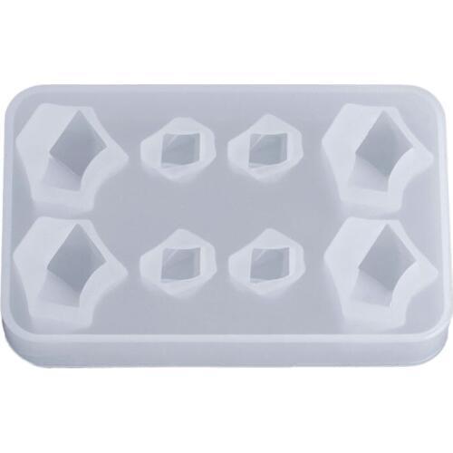 Silicone Mold Irregular Stone 3D Geometric Epoxy Resin DIY Jewelry Pendant Necklace Bracelet Cake Decoration Bakery Molds Crafts