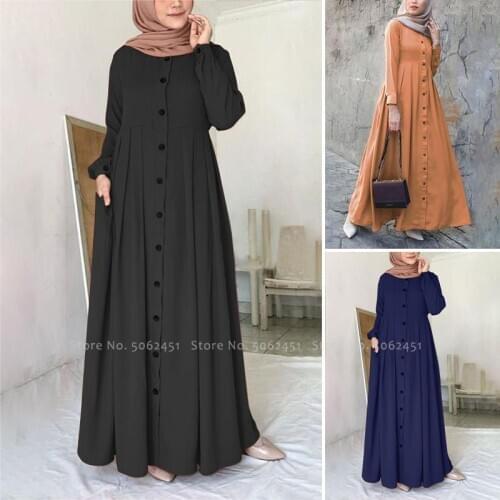 Women Abaya Dress Muslim Islamic Clothing Long Gown Robes Turkish Middle Eastern Arabic Kaftan Outfits Party Carnival Costumes