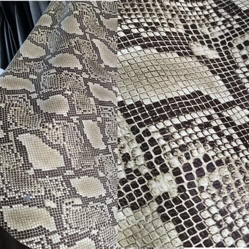 Snake Leather Snake grain Leather Full Grain leather Genuine leather for leather craft shoe clothes bag