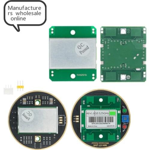 1PCS SX HB100/HB100 X 10.525GHz 2-16M Microwave Sensor Doppler Radar Wireless Module , Motion Detector For Arduino