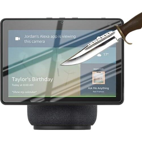 1 Pack Glass For Amazon Echo Show 5 8 10 Tempered Glass For Amazon Echo Show 8 Screen Protector For Echo Show 5 Protective Glass