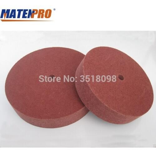 10 inch Nonwoven Polishing Wheel, Fast Heat Dispelling, No Black Discoloration, Abrasion-resistant