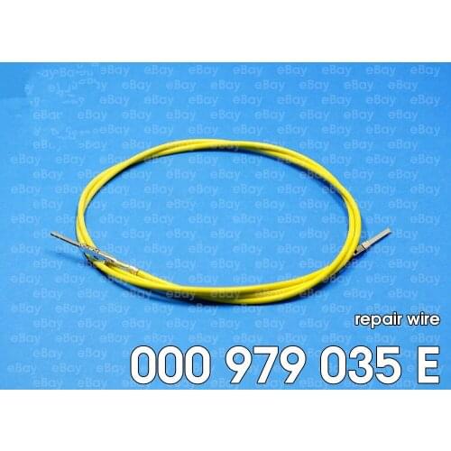 10pcs/lot Male Crimp Terminals Pins With 50cm Cables For Repair Wire 000979035E For Audi VW VAG Skoda Seat BMW