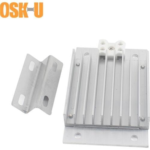 163x100x28mm Heater Plate 220V 50-250W Moisture-proof Heating Element Aluminium Alloy Heater Element for Electrical Equipment