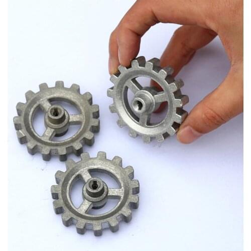 3Pcs DIY BBQ Frame Gear Automatic Rotating Gear Barbecue Accessories Mini Hardware Wheel Heat Resistant Aluminum