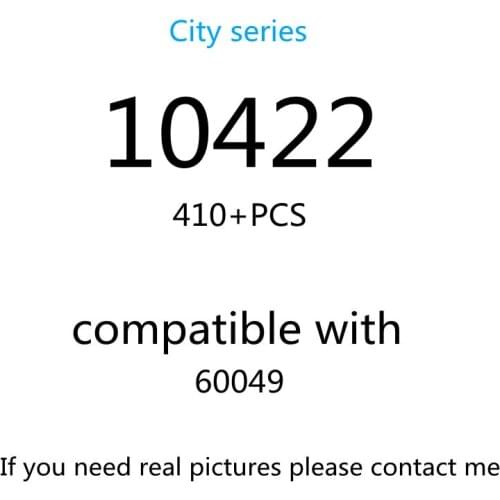 410PCS 10422 Building Block Toy City Series 60049 Assembled Building Blocks Childrens Toy Gifts