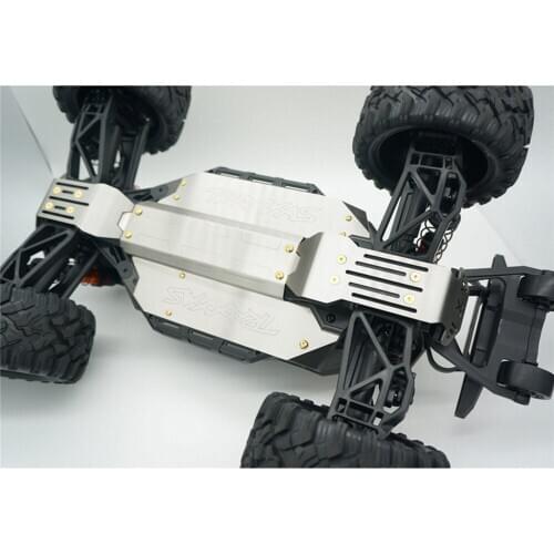 5pcs Chassis Armor Anti-collision Base Protective Plate for 1/10 TRAXXAS MAXX RC Car Parts Accessories