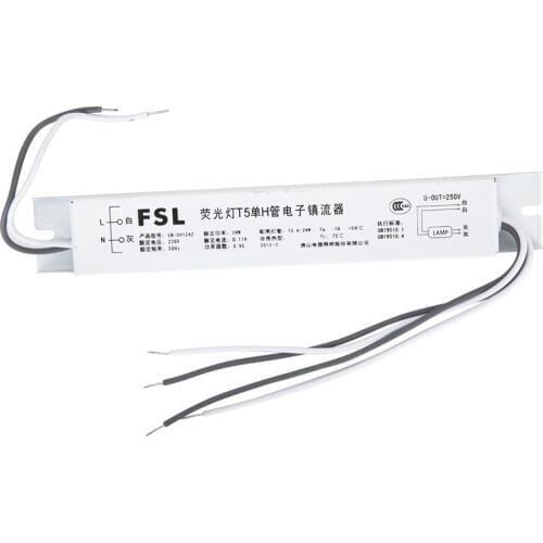 55W Linear Twin Tube Compact Fluorescent Light Tube Electric Ballast AC 220V