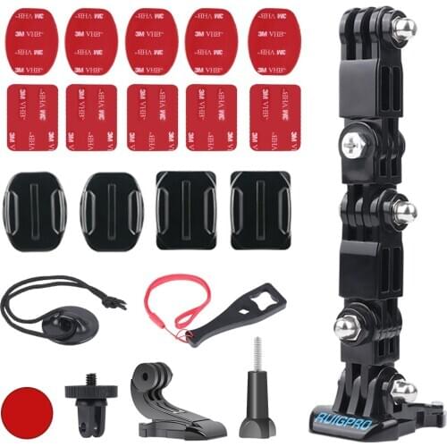 Helmet Front Side Support Mount Adapter Wind Noise Reduce Foam Windproof Sponge for GoPro Hero 9/8/7/6/5 Black Go Pro Accessory