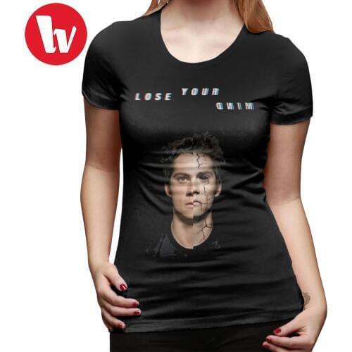 Teen Wolf Derek Hale T-Shirt Lose Your Mind Stiles T Shirt Oversize O Neck Women tshirt Funny Street Fashion Ladies Tee Shirt