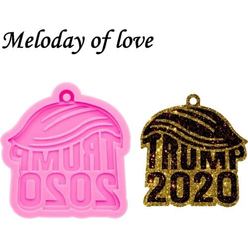 Glossy Bernie Keychain Mold for Epoxy Resin Crafts Molds Jewelry Making Custom Silicone Mould DY0312