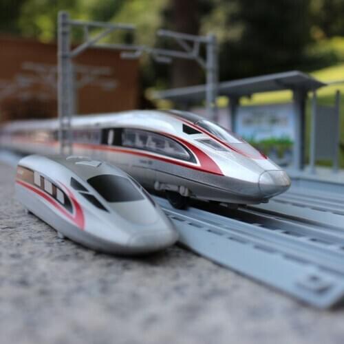 Diecast Remote Control Toy Car CR Renaissance China Railway High-Speed Train Sound & Light Educational Collection Gift For Kid