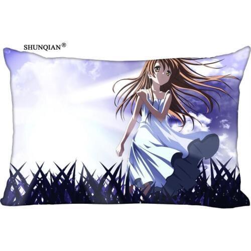 Clannad After Story Printed Rectangular Silk Pillowcase Two Sides Custom your image 35x45cm,30x60cm,40x60cm,45x75cm,50x75cm
