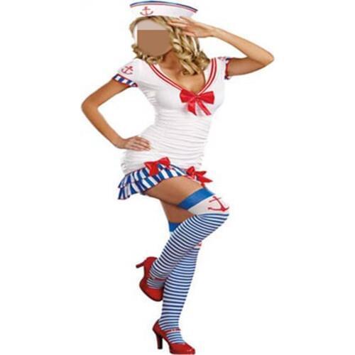 New Style Sexy Adult Women Sailor Costume With Hat Halloween Costumes For Women Cosplay Costume