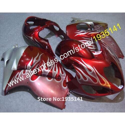 Motorcycle Cowling For Suzuki Hayabusa GSX-R1300 1999-2007 GSX-R1300 99-07 GSXR1300 Red Sportbike Fairing (Injection molding)