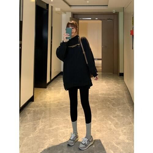 Cloud Feeling No Trace Pregnant Women Leggings Pants Winter Thickened Cashmere autumn and winter Wear Trousers