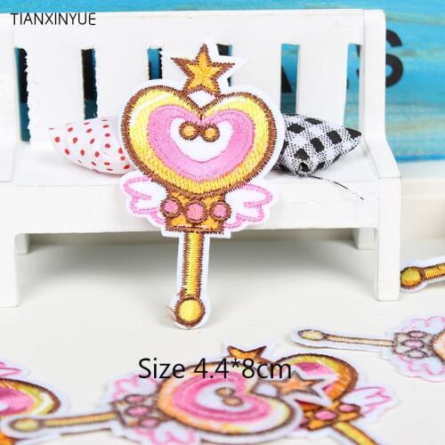 Lollipop Patch badge Iron on for clothing Jeans Label decoration repair decals Exquisite embroidery sewing fabric