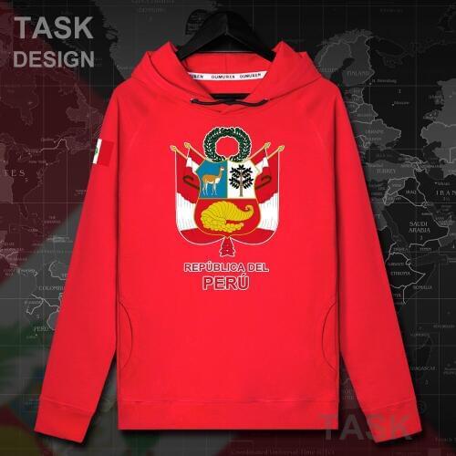 Peru Peruvian PE PER mens hoodie pullovers hoodies top men sweatshirt streetwear clothes hip hop tracksuit nation Autumn coat 20