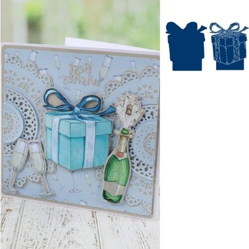 A Gift From Me To You Metal Cutting Die Scrapbook Embossed Paper Card Album Craft Template Cut Die Stencils New for 2021 Arriver