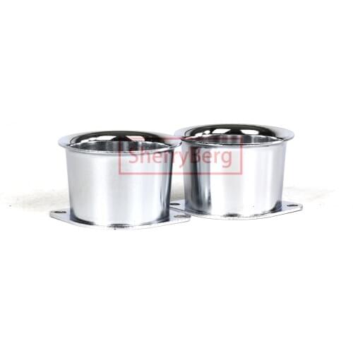 SherryBerg Pair of Stacks 50 & 55 DCO 45mm Tall Weber DCOE Air Horns Velocity Stacks Trumpets Ram Tubes Dellorto Solex Fajs EMPI