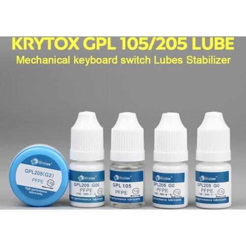 12g Switches Lube Grease oil GPL105 205 G0 For DIY Mechanical Keyboard Keycaps Switch Stabilizer Lubricant For GK61 Anne Pro 2