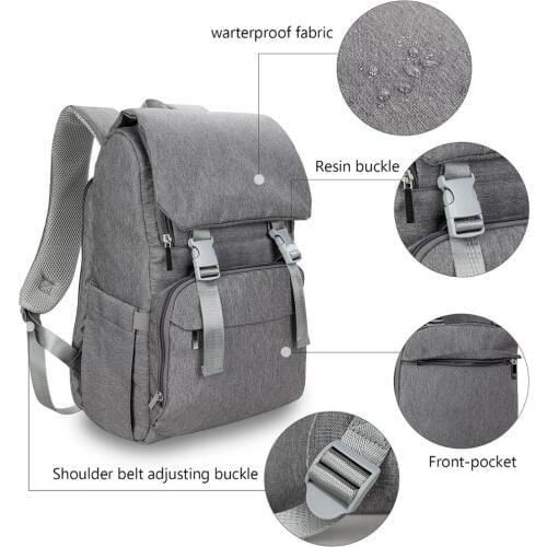 New 2020 Diaper Bag Waterproof Oxford Large Capacity Travel Backpack Maternity Baby Bag Backpack for Mom & Dad With USB Charge