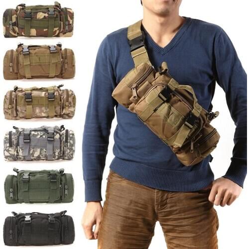 High Quality Tactical Waist Pack Belt Bag Military Molle Pouch Wallet Camping Outdoor Camping Medical Kits Bags Aid survive Kit