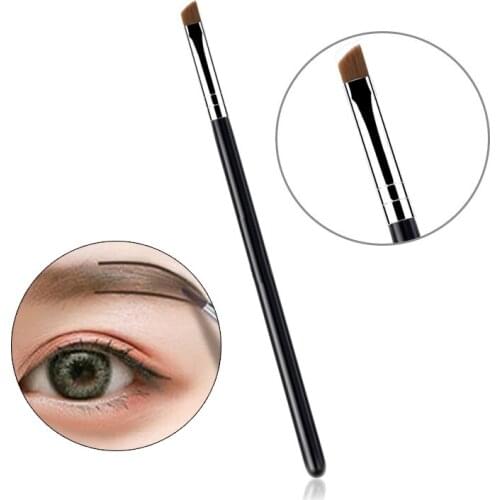 1Pcs Eyeliner Brush Make up Soft Cosmetic Angled Liner Brow Brushes Cream Powder Beauty Applicator Fiber Hair Eyes Make Up Tools