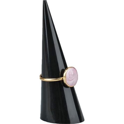 1pc Ring Organizer Acrylic Cone Shape Creative Ring Display Stand Jewelry Display Holder Supplies Photography Props
