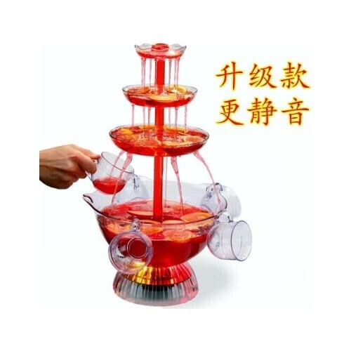 210 Red wine Fountains Factory Hotel Buffet Restaurant Wine Fountain Wine Export Machine Chocolate Fountain 110V/ 220V 24W
