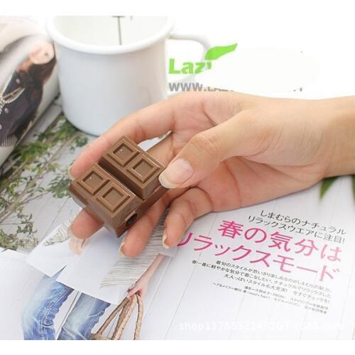 3pc Chocolate w17 Gift Creative Cute Pencil Sharpener Cutter