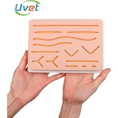 5PCS Surgical Suture Simulation Module Multi-Wound Suture Module Silicone Simulation Skin Block Silicone Practice Suture Module