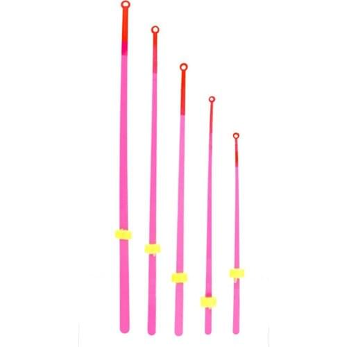 5pcs Mini Ice Fishing Rod ABS Ultra-Light Pole Tip Portable Fishing Tackle Accessories For Outdoor Winter