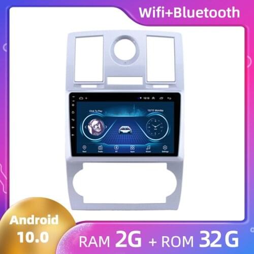 Android 10 Car Radio MP5 Multimedia Video Player 32GB For Chrysler 300C reversing image car Android intelligent GPS navigation