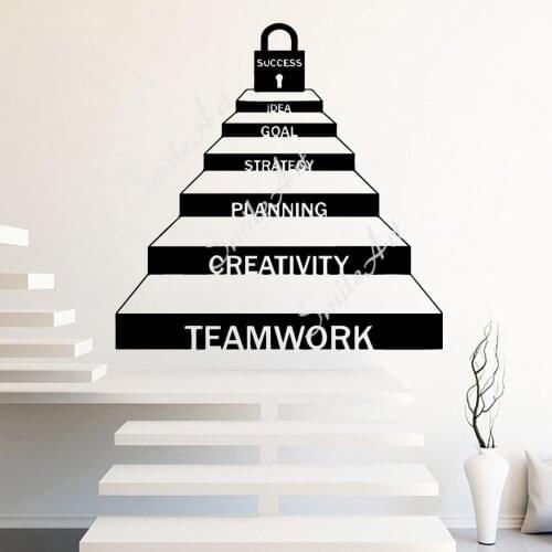 Free shipping Ladder Self Adhesive Vinyl Waterproof Wall Art Decal For Home Decor Living Room Bedroom Home Party Decor Wallpaper