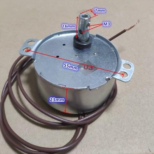 Free shipping ! TYD50 220V 4W 5RPM permanent magnet synchronous motor TYD-50 50r/min AC gear motor