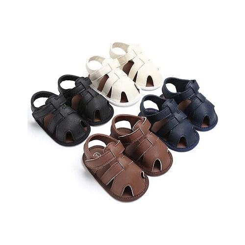 Baby First Walkers Baby 0-18 months Boy Girl Slippers Toddler Kids Nursery School Summer New Leather Shoes 2021